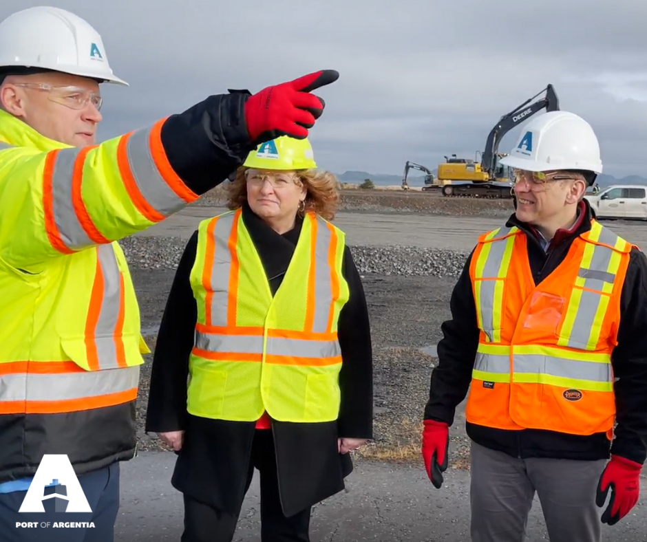 Premier Andrew Furey visits Port of Argentia